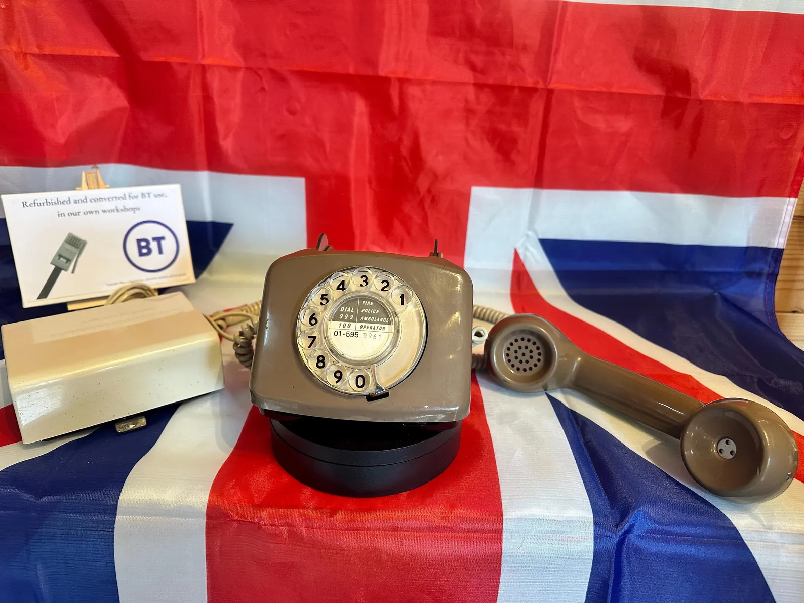 Vintage 1970's GPO Rotary Dial Phone Model 776 - Converted for BT use* - Image 2